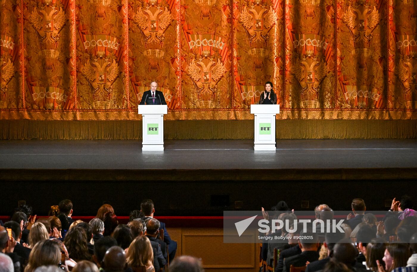 Russia RT TV Channel Anniversary