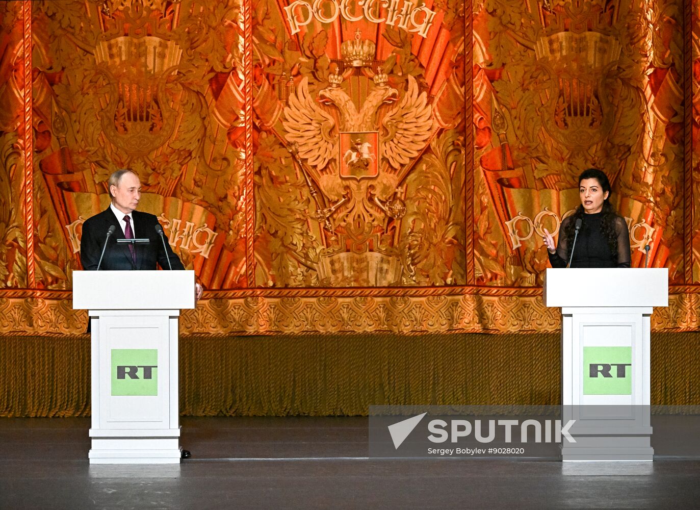 Russia RT TV Channel Anniversary