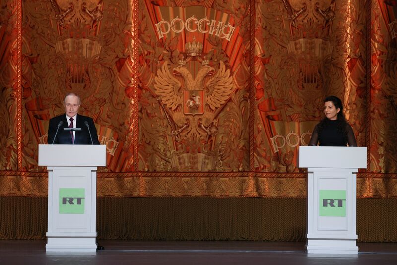 Russia RT TV Channel Anniversary
