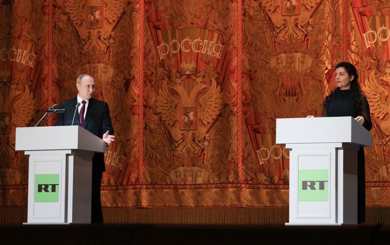 Russia RT TV Channel Anniversary