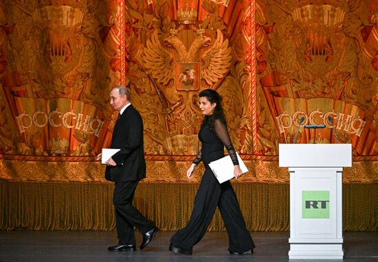 Russia RT TV Channel Anniversary