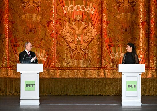 Russia RT TV Channel Anniversary
