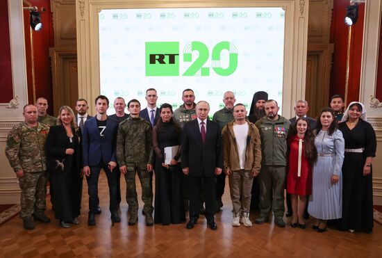 Russia RT TV Channel Anniversary