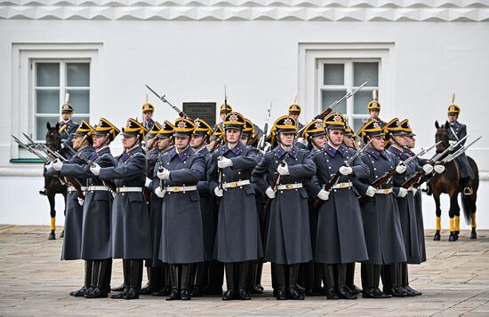 Russia Presidential Regiment Guard Changing Ceremony