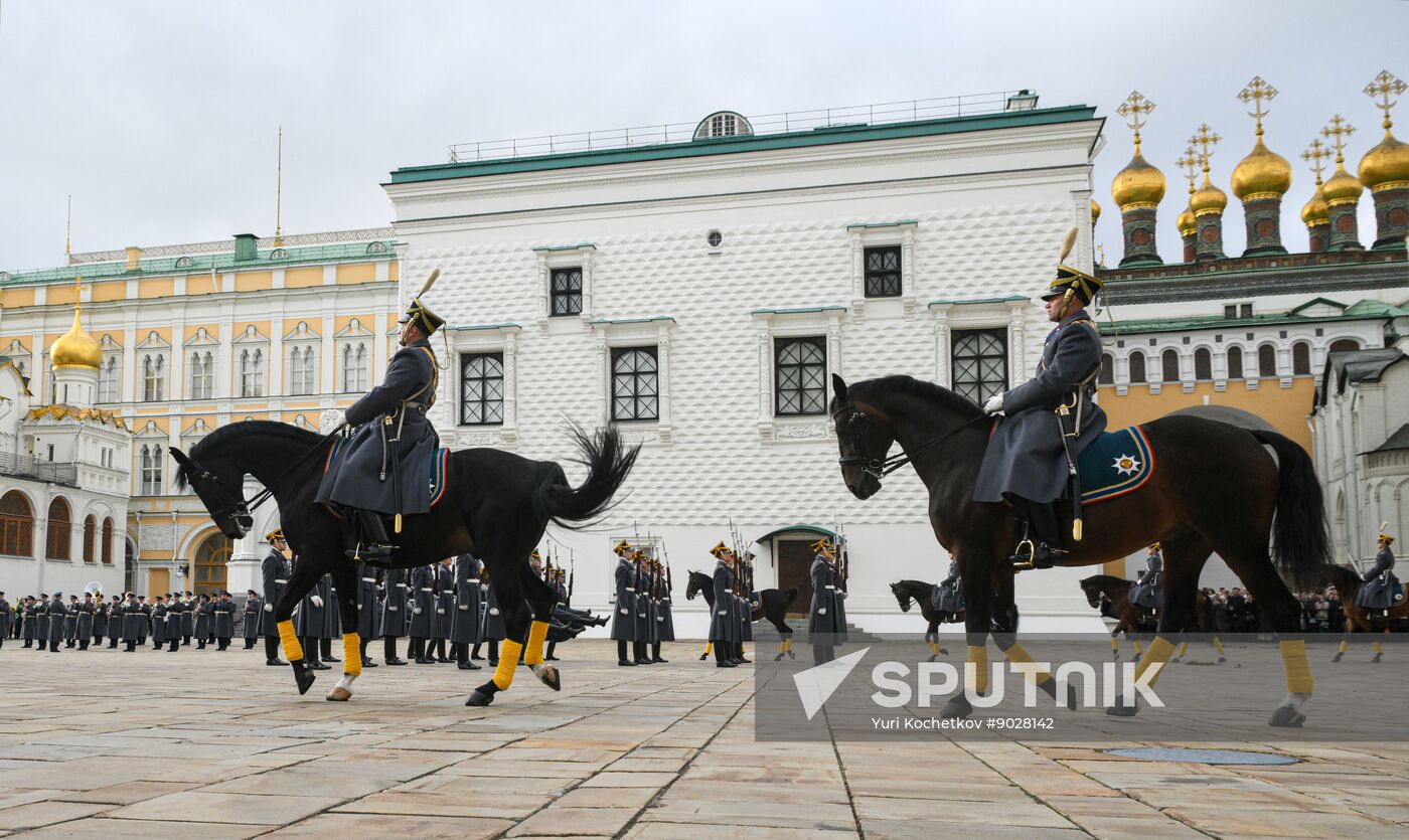 Russia Presidential Regiment Guard Changing Ceremony