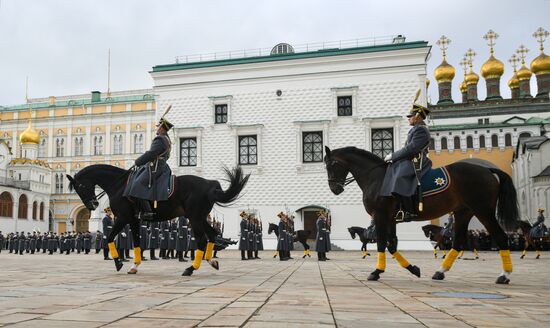 Russia Presidential Regiment Guard Changing Ceremony
