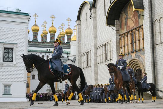 Russia Presidential Regiment Guard Changing Ceremony
