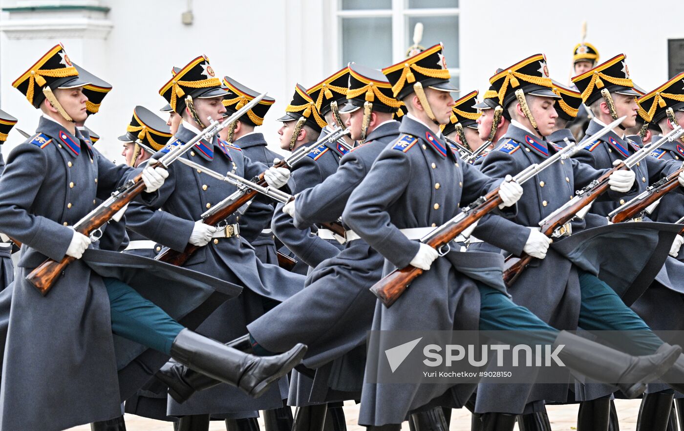 Russia Presidential Regiment Guard Changing Ceremony