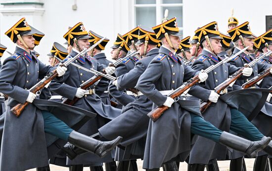 Russia Presidential Regiment Guard Changing Ceremony