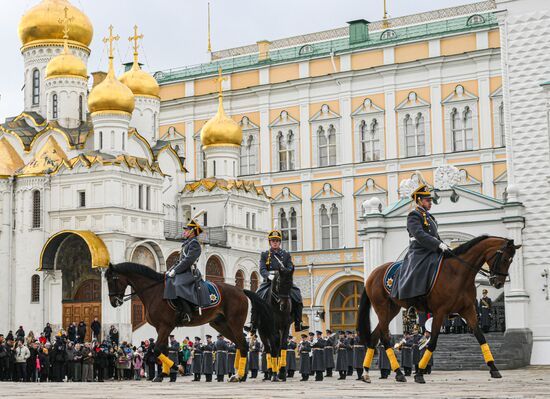Russia Presidential Regiment Guard Changing Ceremony