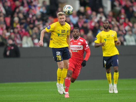 Russia Soccer Premier League Spartak - Rostov