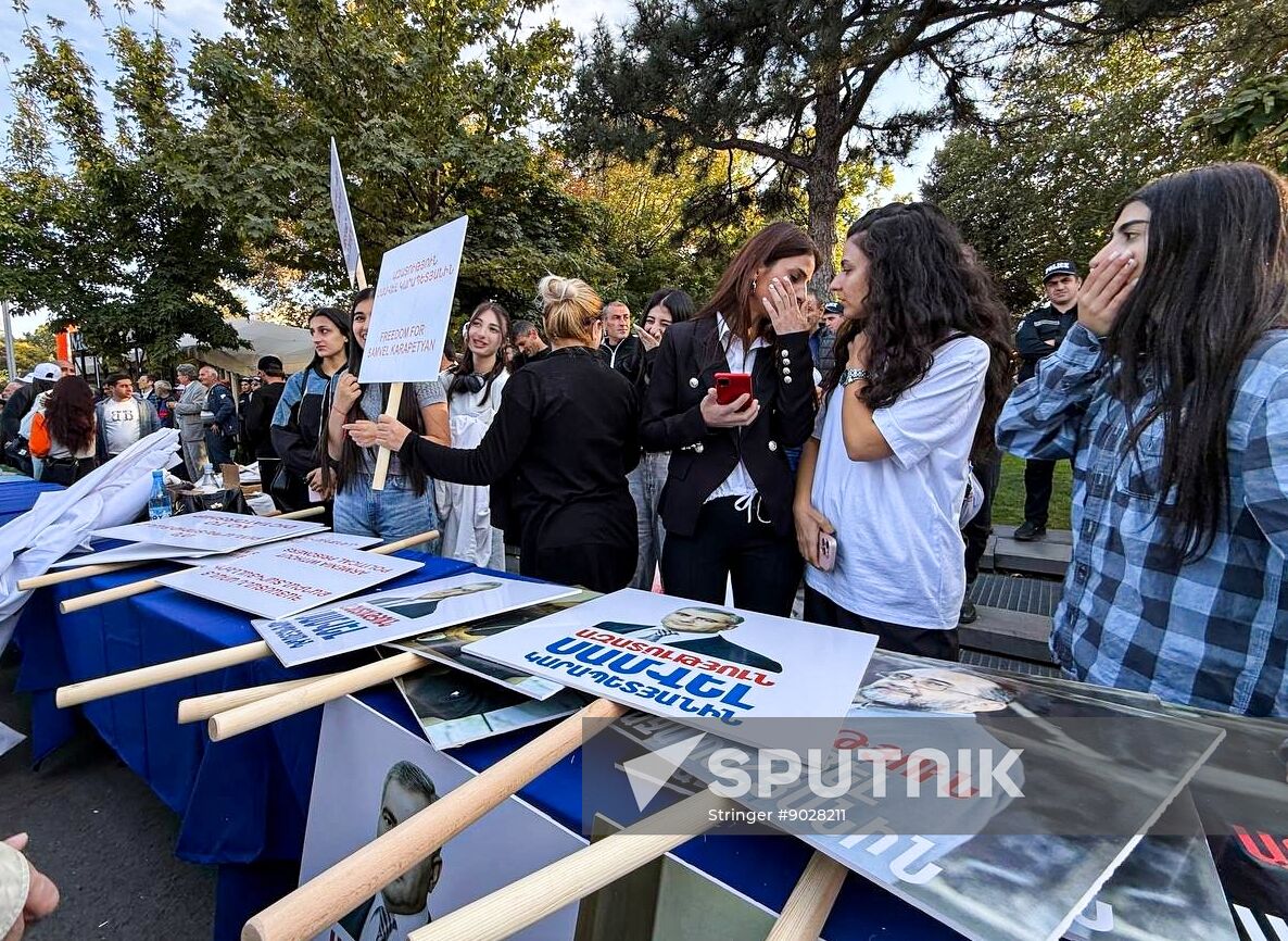 Armenia Tashir Group Head Lawsuit Rally