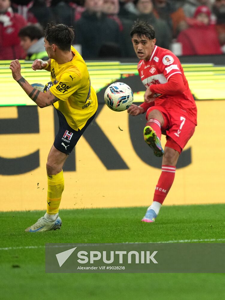 Russia Soccer Premier League Spartak - Rostov