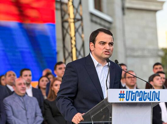 Armenia Tashir Group Head Lawsuit Rally