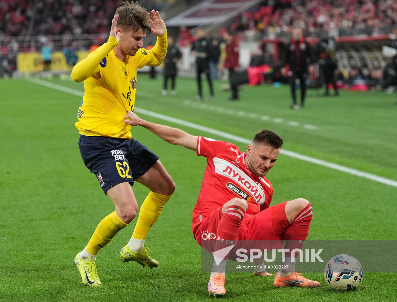 Russia Soccer Premier League Spartak - Rostov