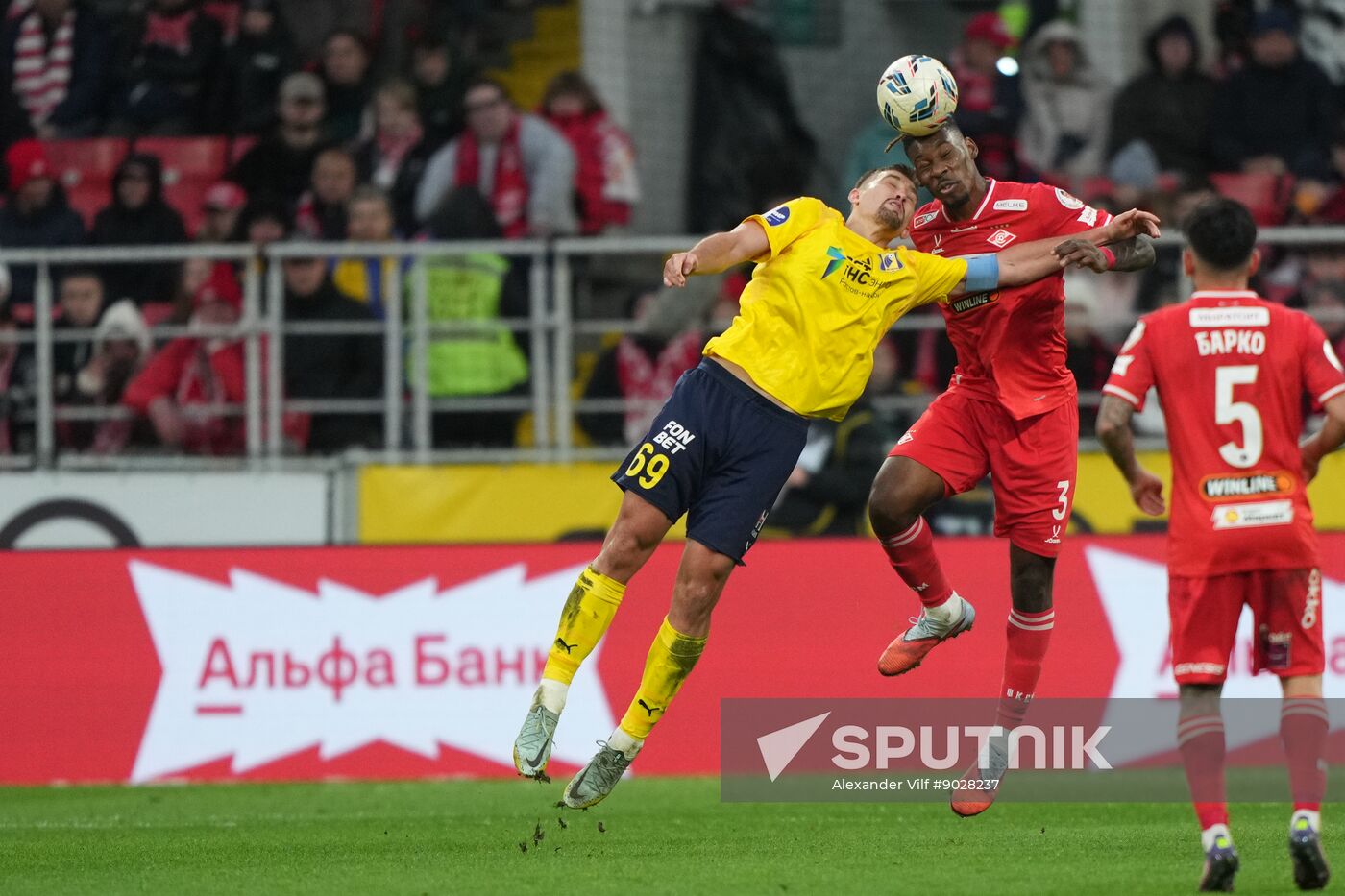 Russia Soccer Premier League Spartak - Rostov