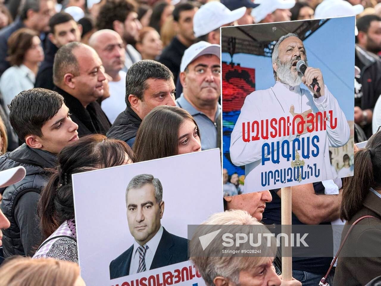 Armenia Tashir Group Head Lawsuit Rally