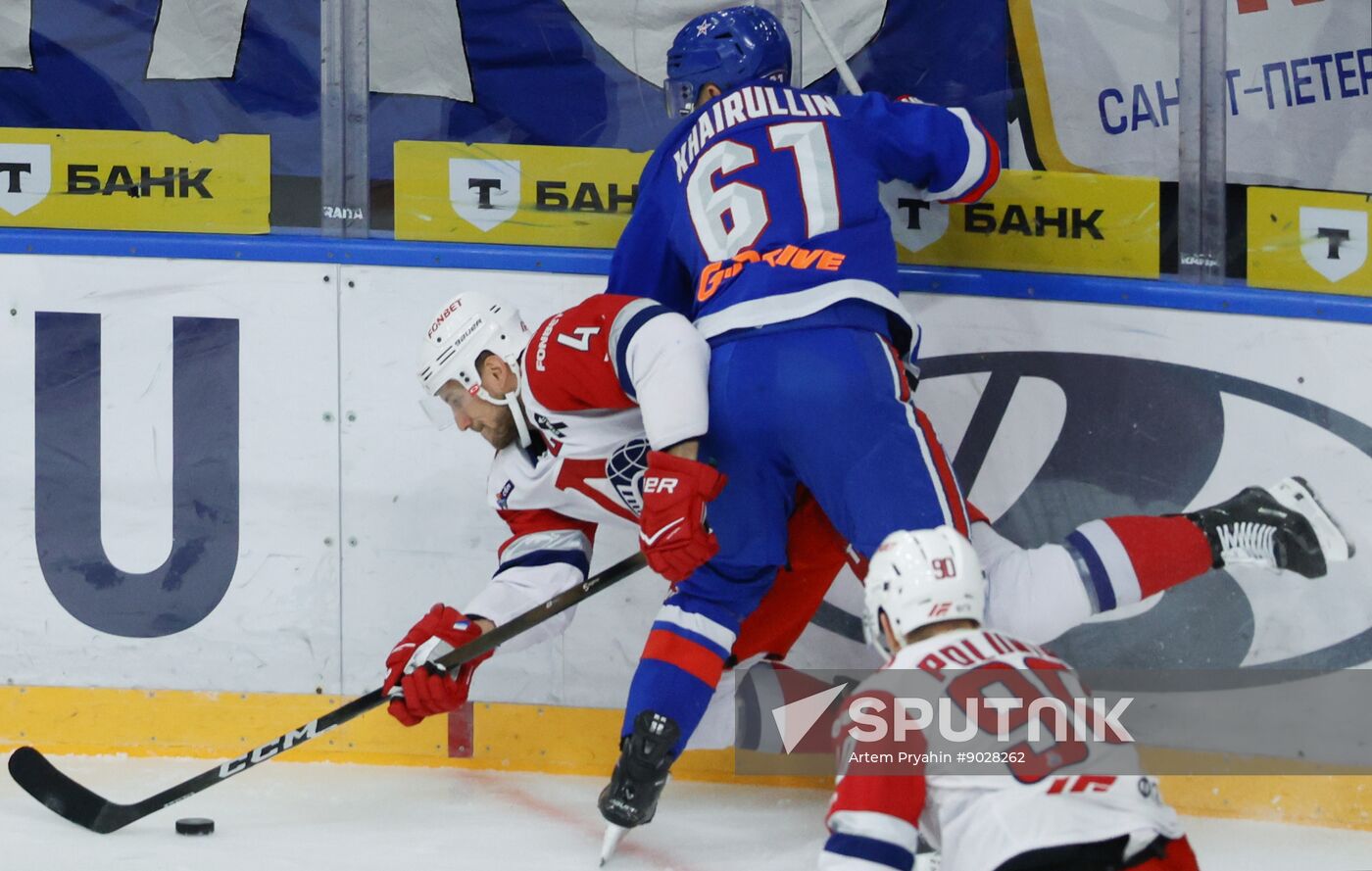 Russia Ice Hockey Kontinental League SKA - Lokomotiv