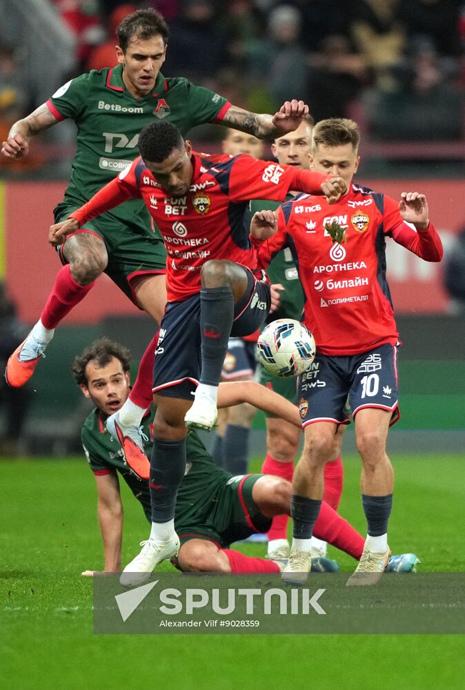Russia Soccer Premier League Lokomotiv - CSKA