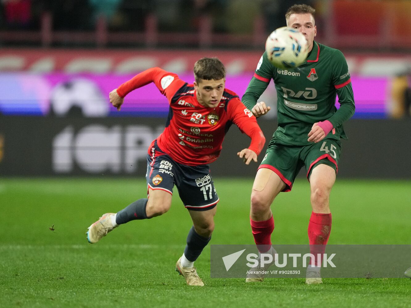 Russia Soccer Premier League Lokomotiv - CSKA