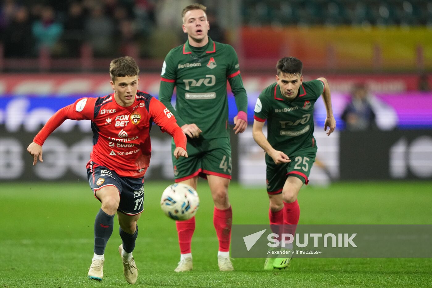 Russia Soccer Premier League Lokomotiv - CSKA