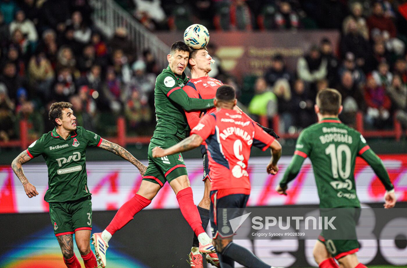 Russia Soccer Premier League Lokomotiv - CSKA