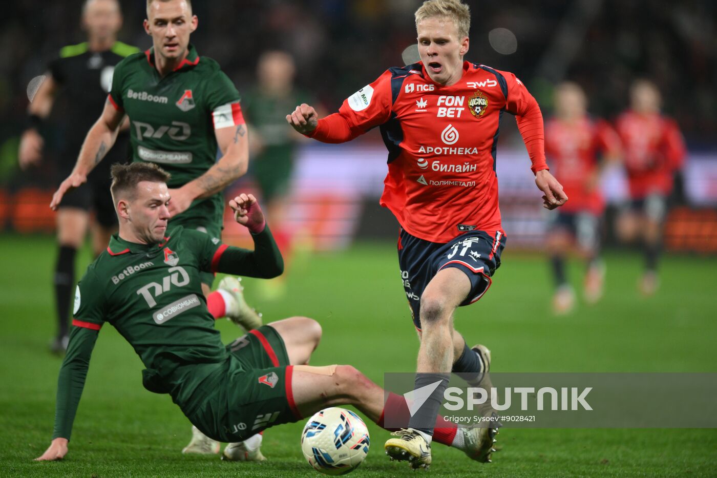 Russia Soccer Premier League Lokomotiv - CSKA