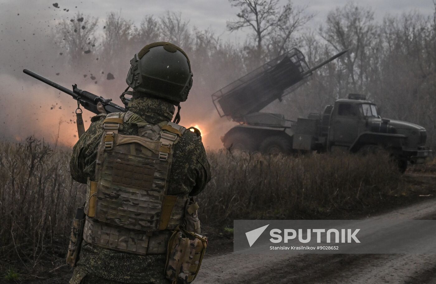 Russia Ukraine Military Operation Artillery Unit