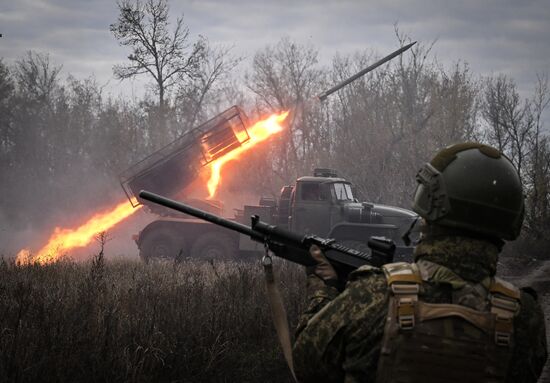 Russia Ukraine Military Operation Artillery Unit