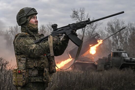 Russia Ukraine Military Operation Artillery Unit