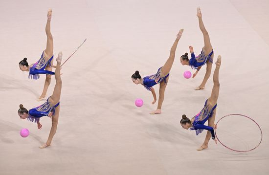 Russia Rhythmic Gymnastics Top Gymnasts Cup