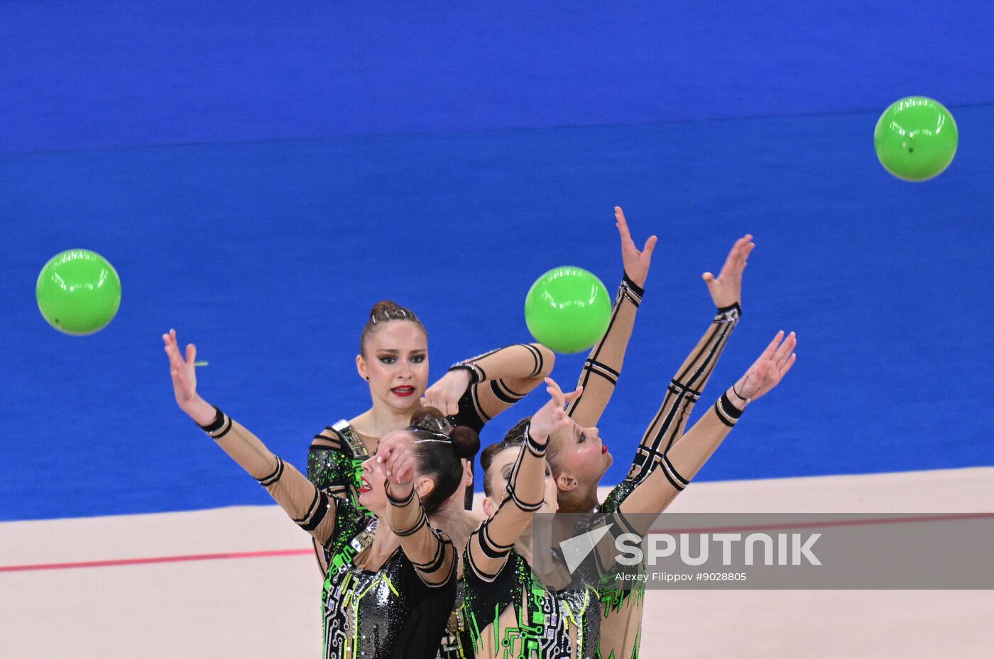 Russia Rhythmic Gymnastics Top Gymnasts Cup