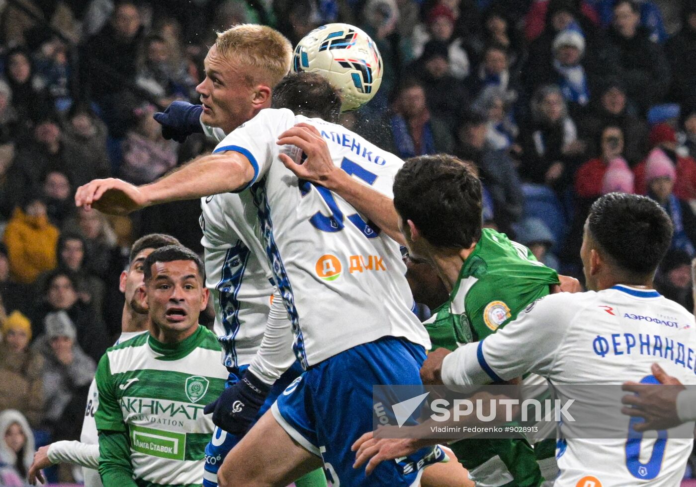 Russia Soccer Premier League Dynamo - Akhmat