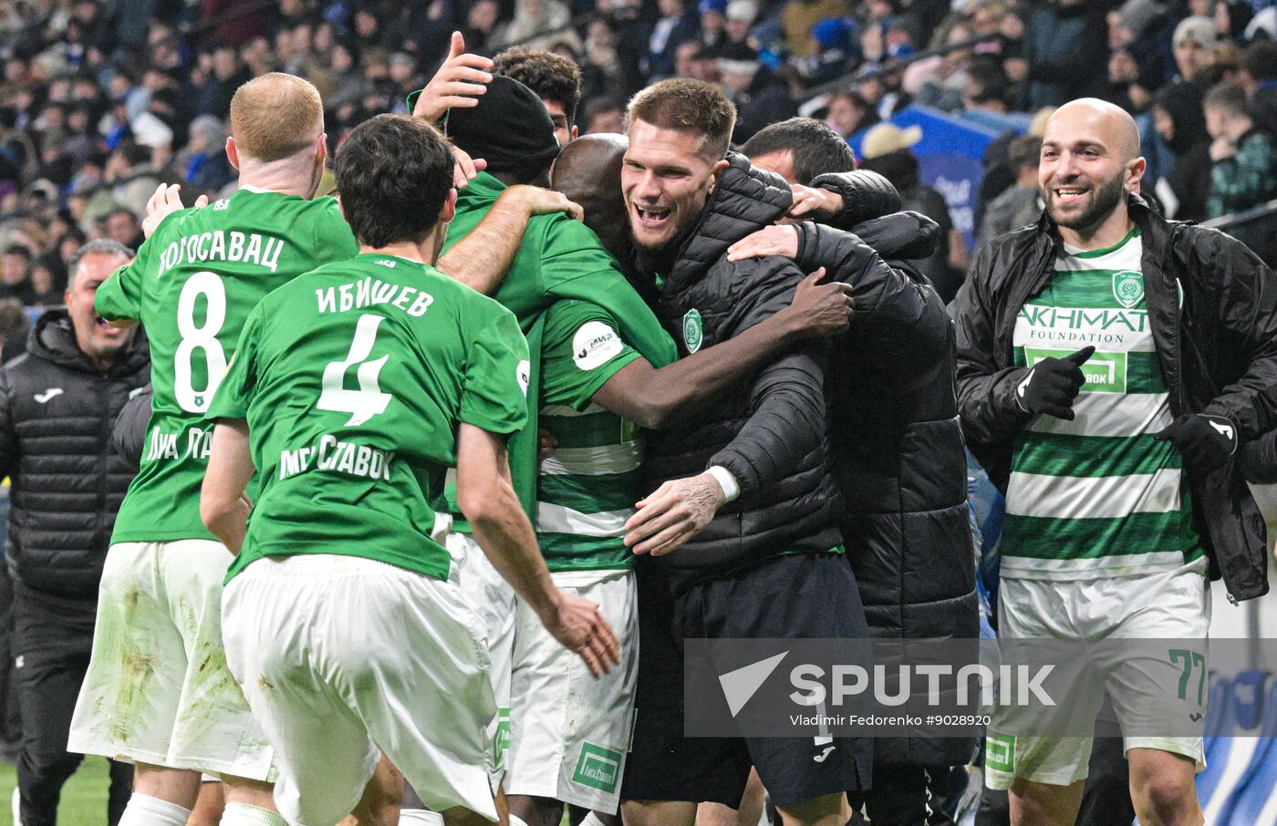 Russia Soccer Premier League Dynamo - Akhmat