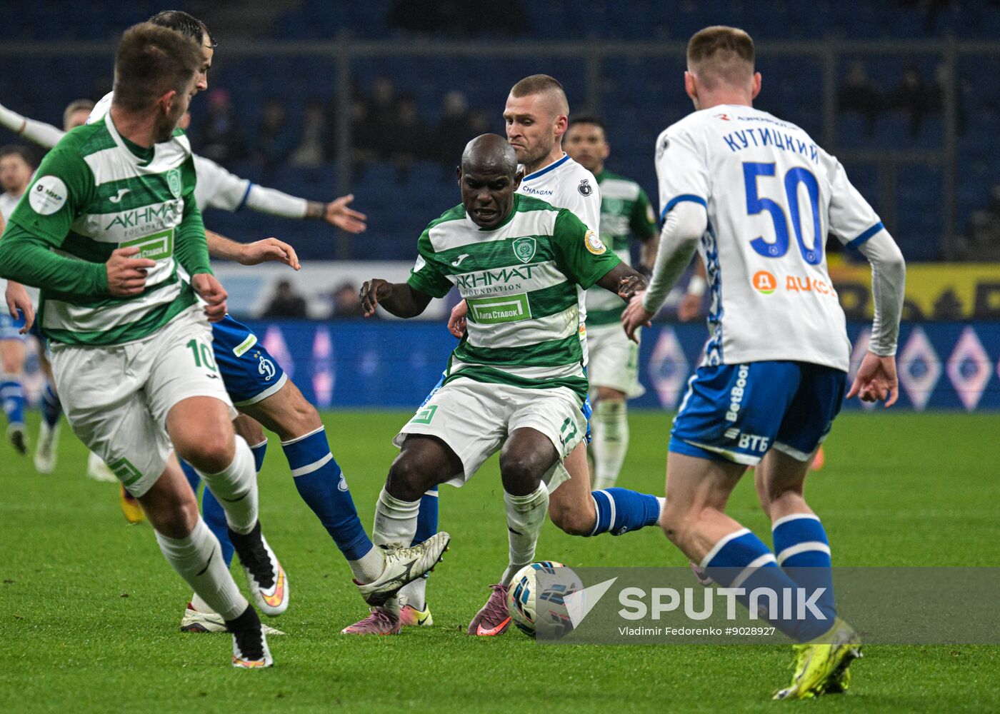 Russia Soccer Premier League Dynamo - Akhmat
