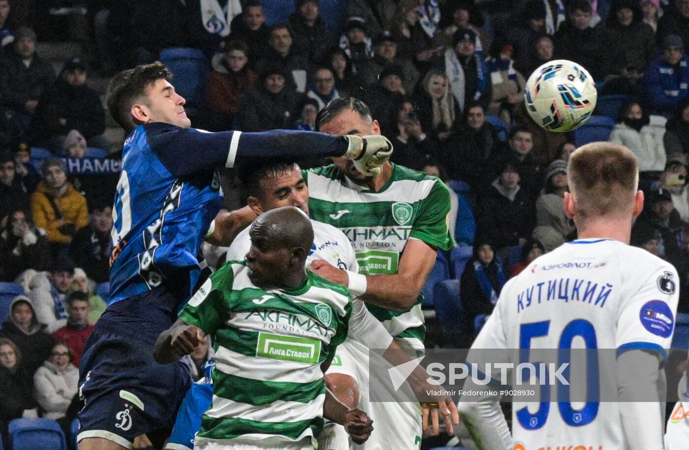 Russia Soccer Premier League Dynamo - Akhmat