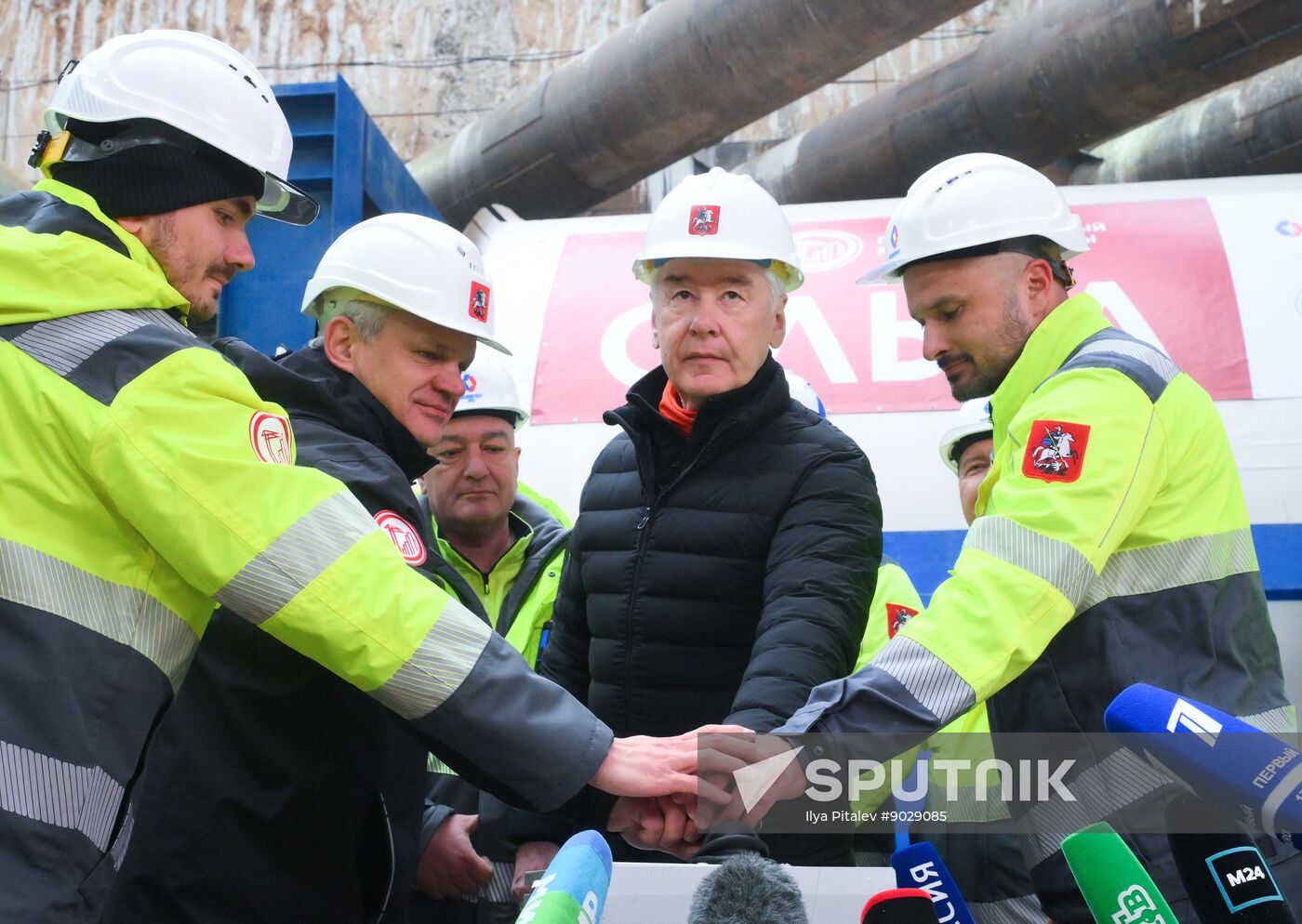 Russia Moscow Metro Construction