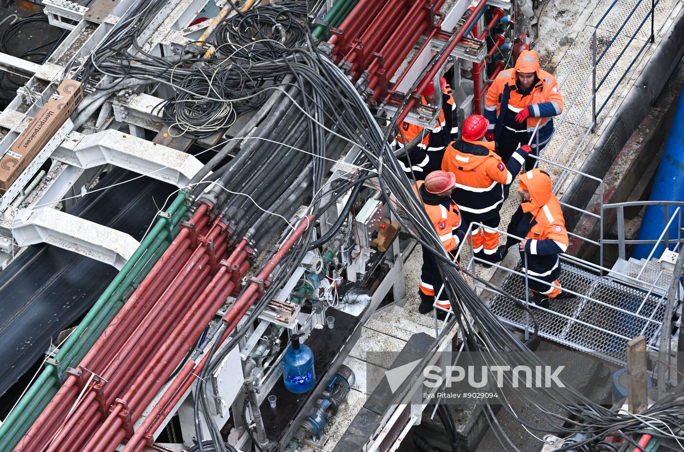 Russia Moscow Metro Construction
