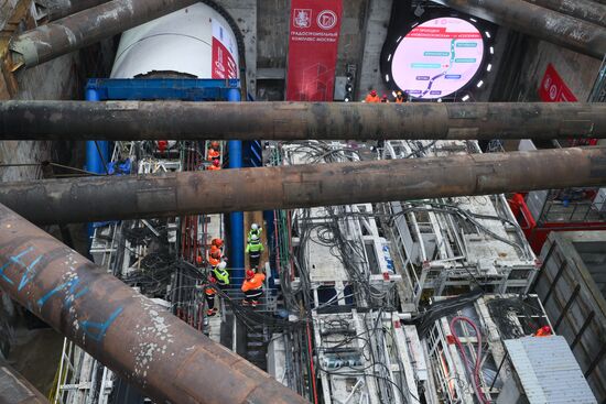 Russia Moscow Metro Construction