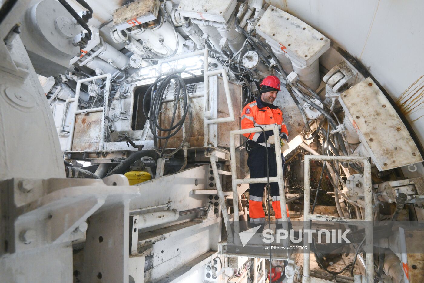Russia Moscow Metro Construction
