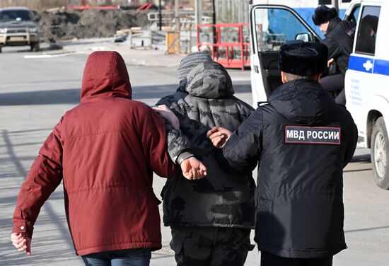 Russia Illegal Immigration Raid