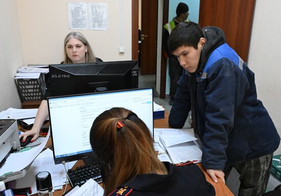 Russia Illegal Immigration Raid