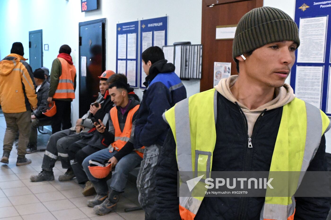 Russia Illegal Immigration Raid