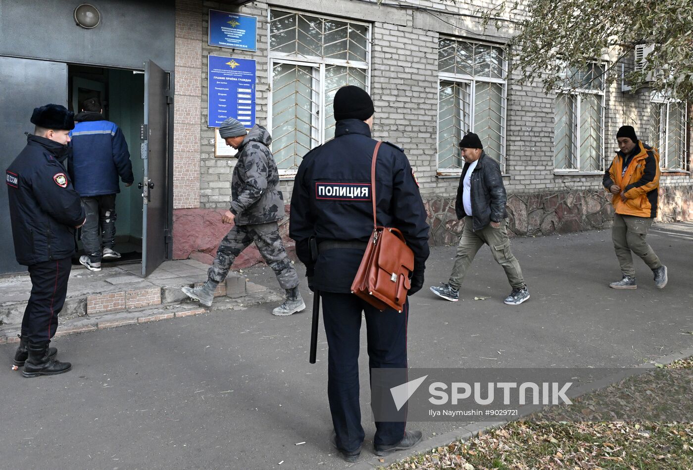 Russia Illegal Immigration Raid