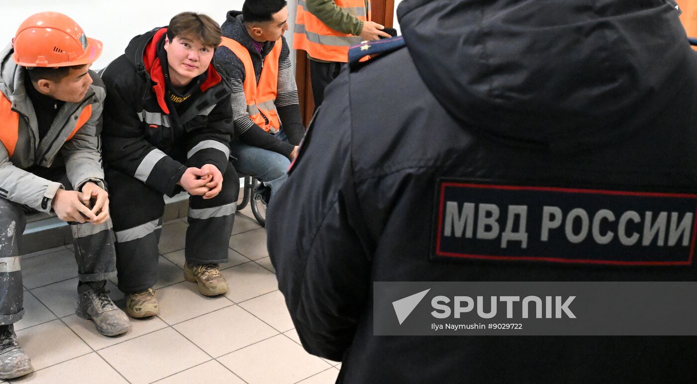 Russia Illegal Immigration Raid