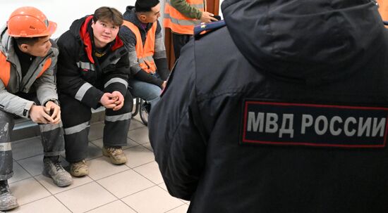 Russia Illegal Immigration Raid