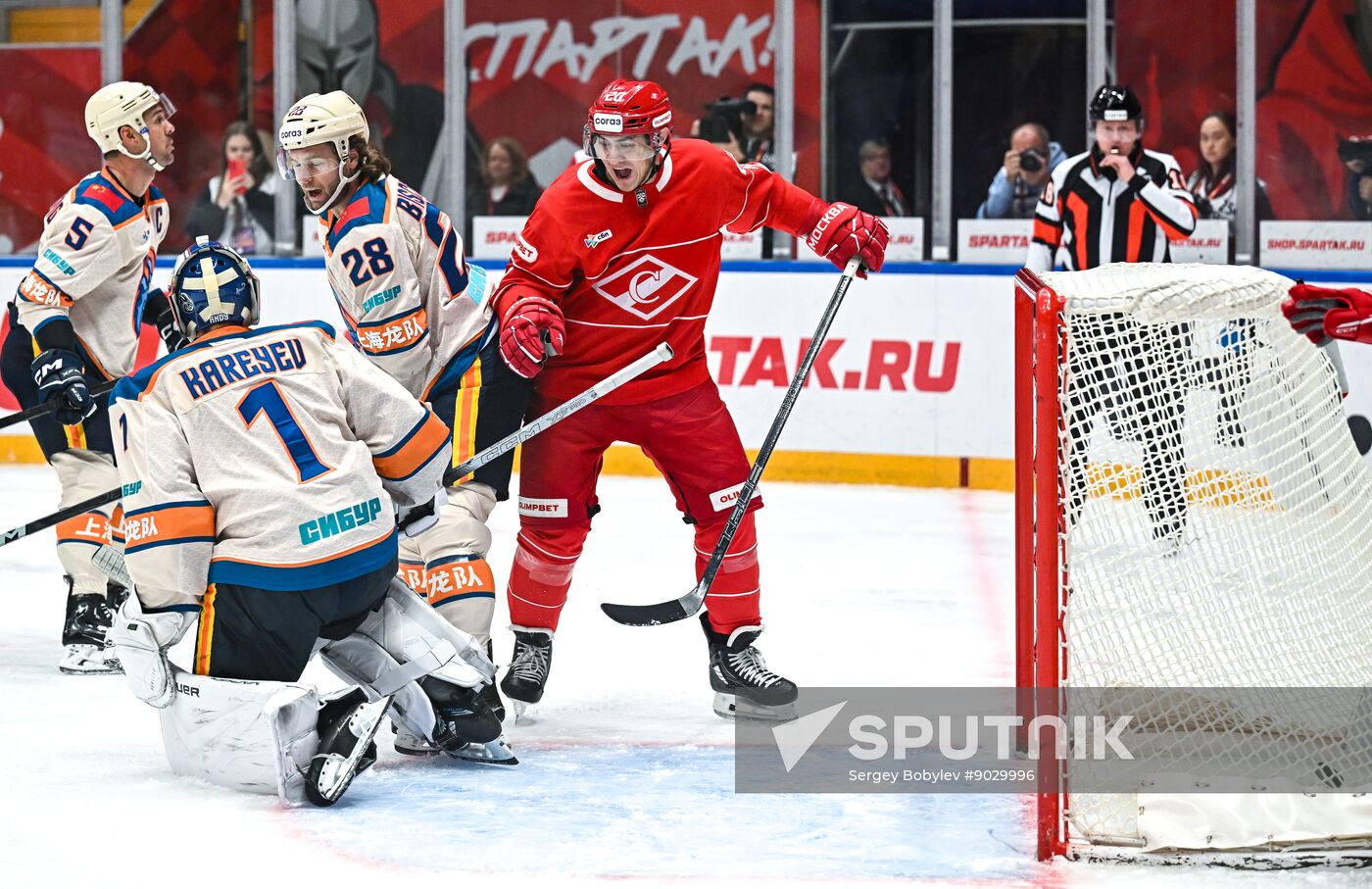 Russia Ice Hockey Kontinental League Spartak - Dragons