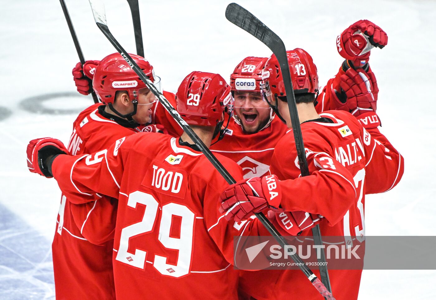Russia Ice Hockey Kontinental League Spartak - Dragons