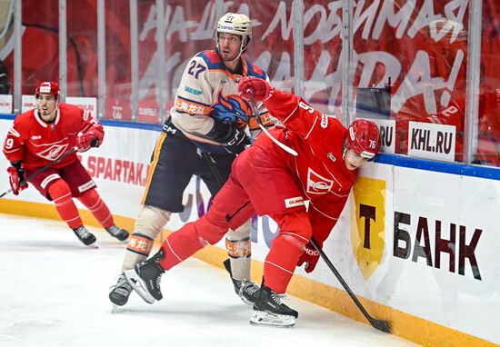 Russia Ice Hockey Kontinental League Spartak - Dragons