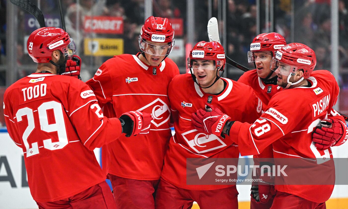Russia Ice Hockey Kontinental League Spartak - Dragons